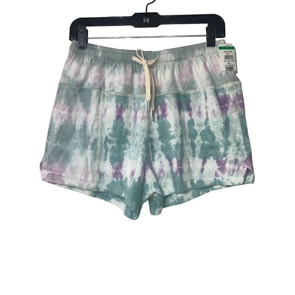 JOHN ELLIOTT Reconstructed Tie Dye Shorts in Mineral & Opal 2 Medium New Womens - Picture 7 of 15